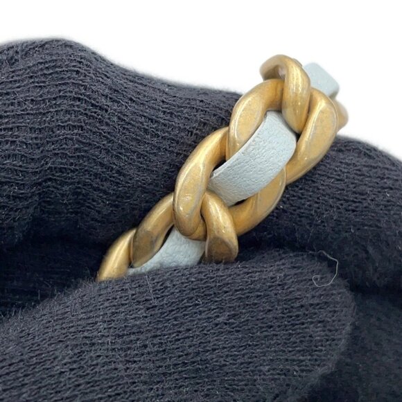 CHANEL CHANEL19 Matelasse Chain Wallet Lambskin Light Blue AP1787 - Picture 2 of 14